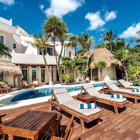 Luxury 5-Br Beachfront Home In Tulum Casa Sofia Gato Bagian luar foto