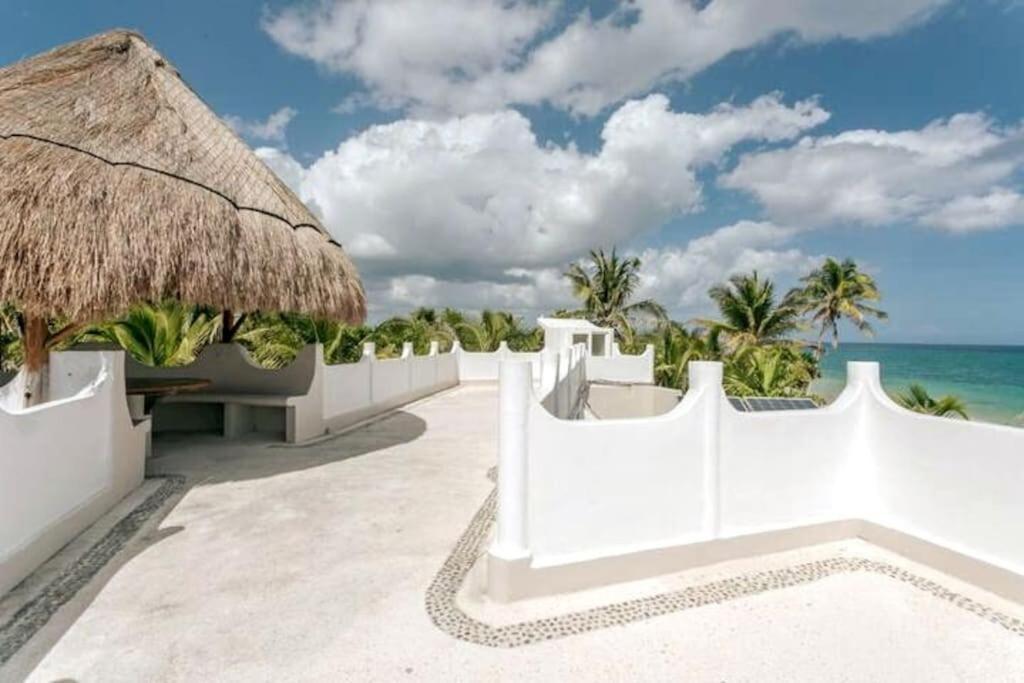 Luxury 5-Br Beachfront Home In Tulum Casa Sofia Gato Bagian luar foto