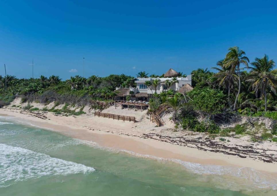 Luxury 5-Br Beachfront Home In Tulum Casa Sofia Gato Bagian luar foto