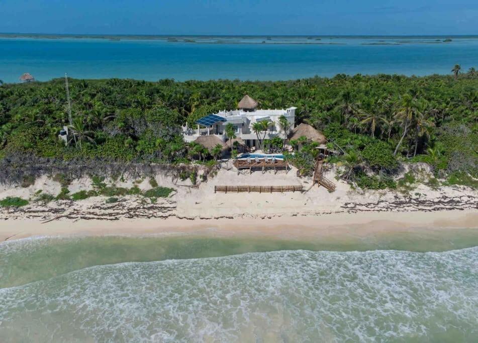 Luxury 5-Br Beachfront Home In Tulum Casa Sofia Gato Bagian luar foto