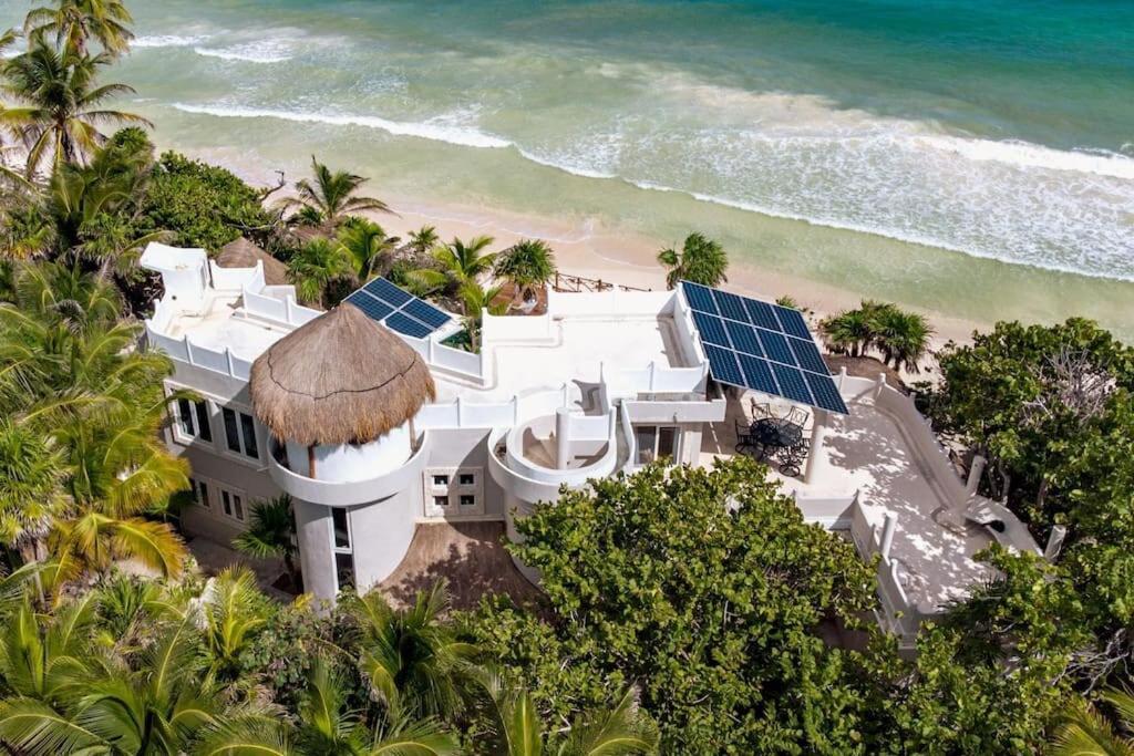 Luxury 5-Br Beachfront Home In Tulum Casa Sofia Gato Bagian luar foto