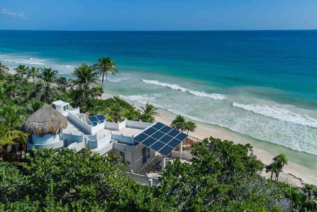 Luxury 5-Br Beachfront Home In Tulum Casa Sofia Gato Bagian luar foto