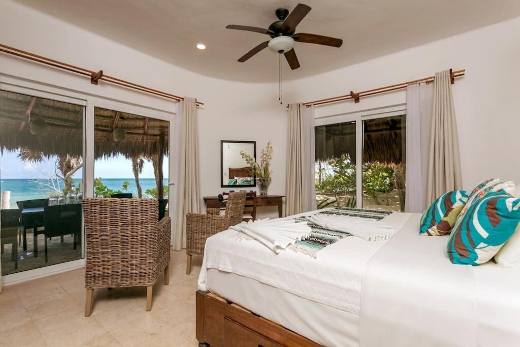 Luxury 5-Br Beachfront Home In Tulum Casa Sofia Gato Bagian luar foto