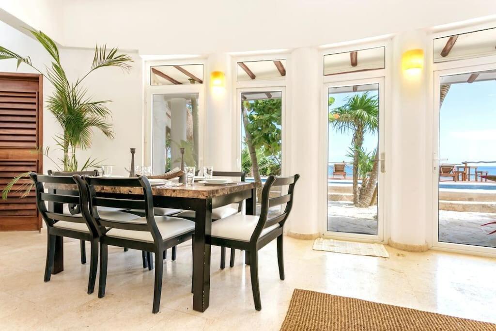 Luxury 5-Br Beachfront Home In Tulum Casa Sofia Gato Bagian luar foto