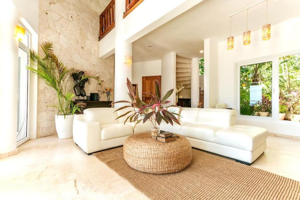Luxury 5-Br Beachfront Home In Tulum Casa Sofia Gato Bagian luar foto