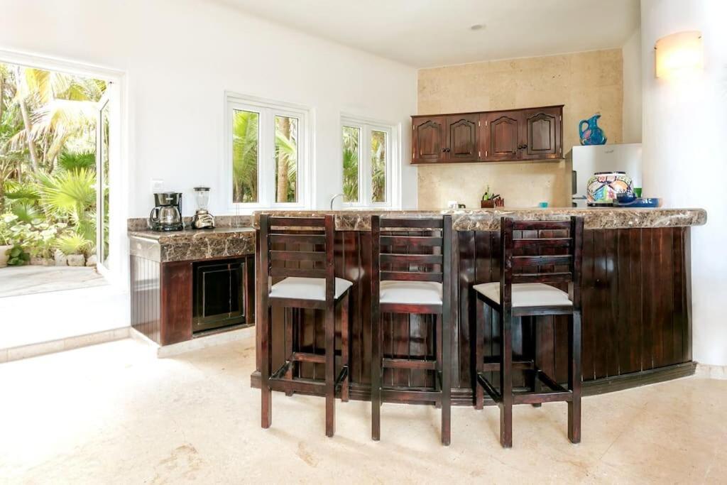 Luxury 5-Br Beachfront Home In Tulum Casa Sofia Gato Bagian luar foto