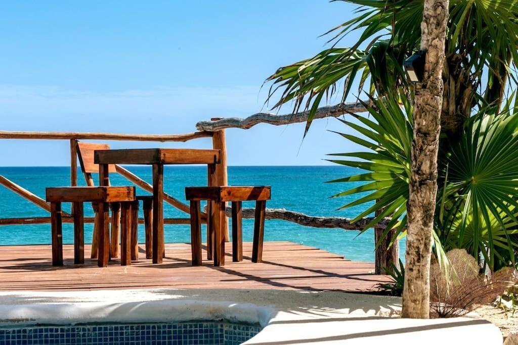Luxury 5-Br Beachfront Home In Tulum Casa Sofia Gato Bagian luar foto